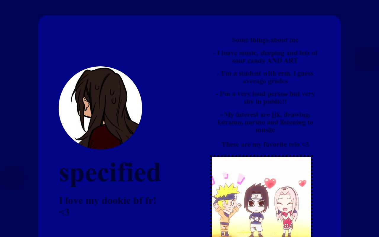 Carrd profile picture for @specified